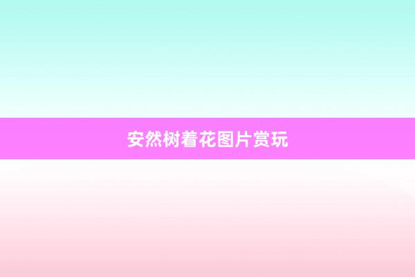 安然树着花图片赏玩